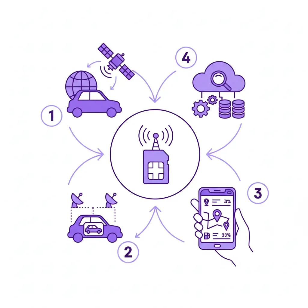 كيف يعمل جهاز تتبع السيارات وهل يكفي لمراقبة الاسطول؟