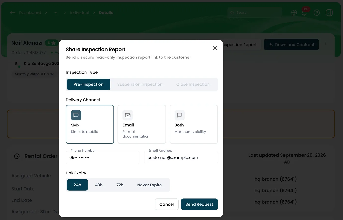 Inspections With a Shareable Report